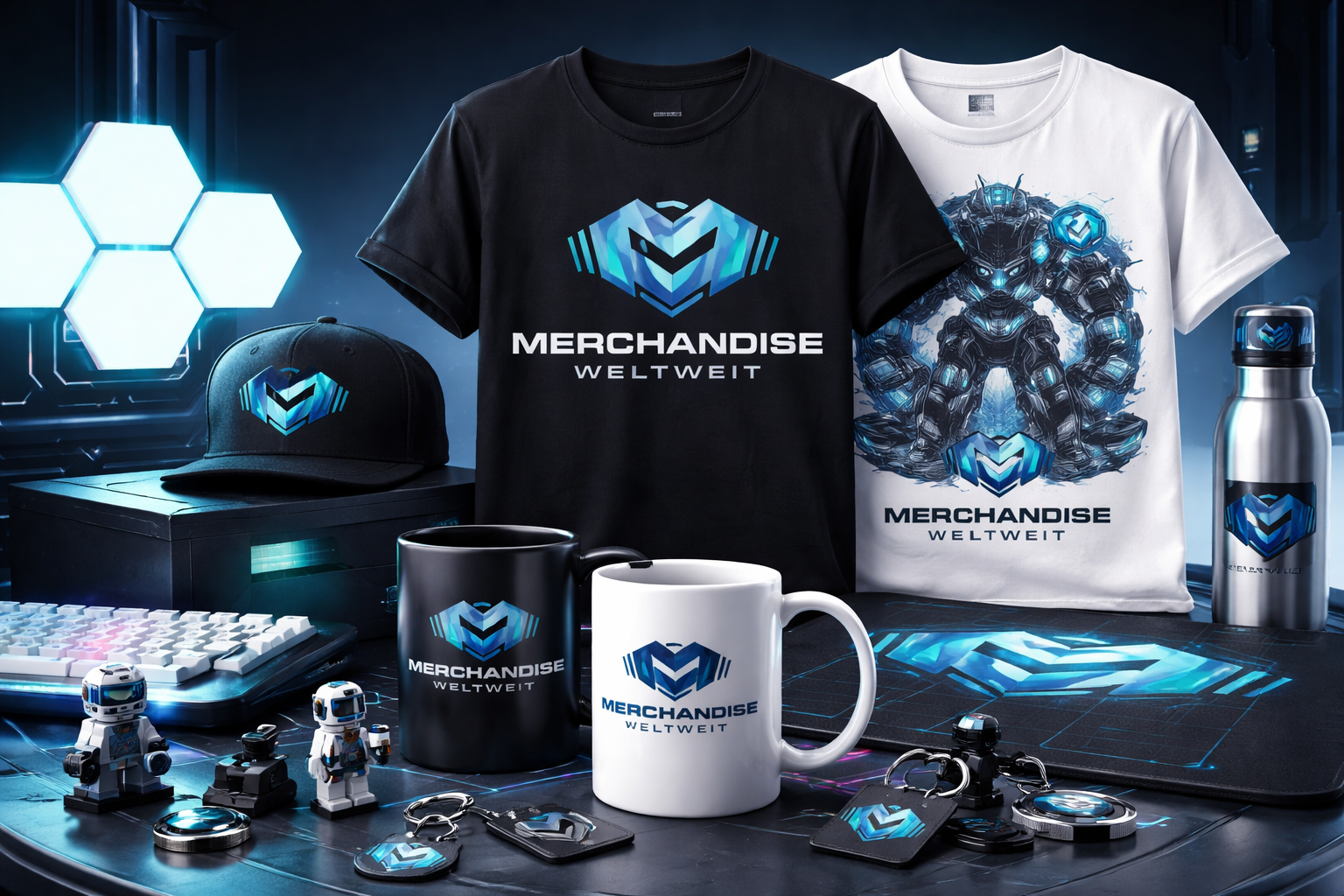 Selbst designte Merchandise-Produkte